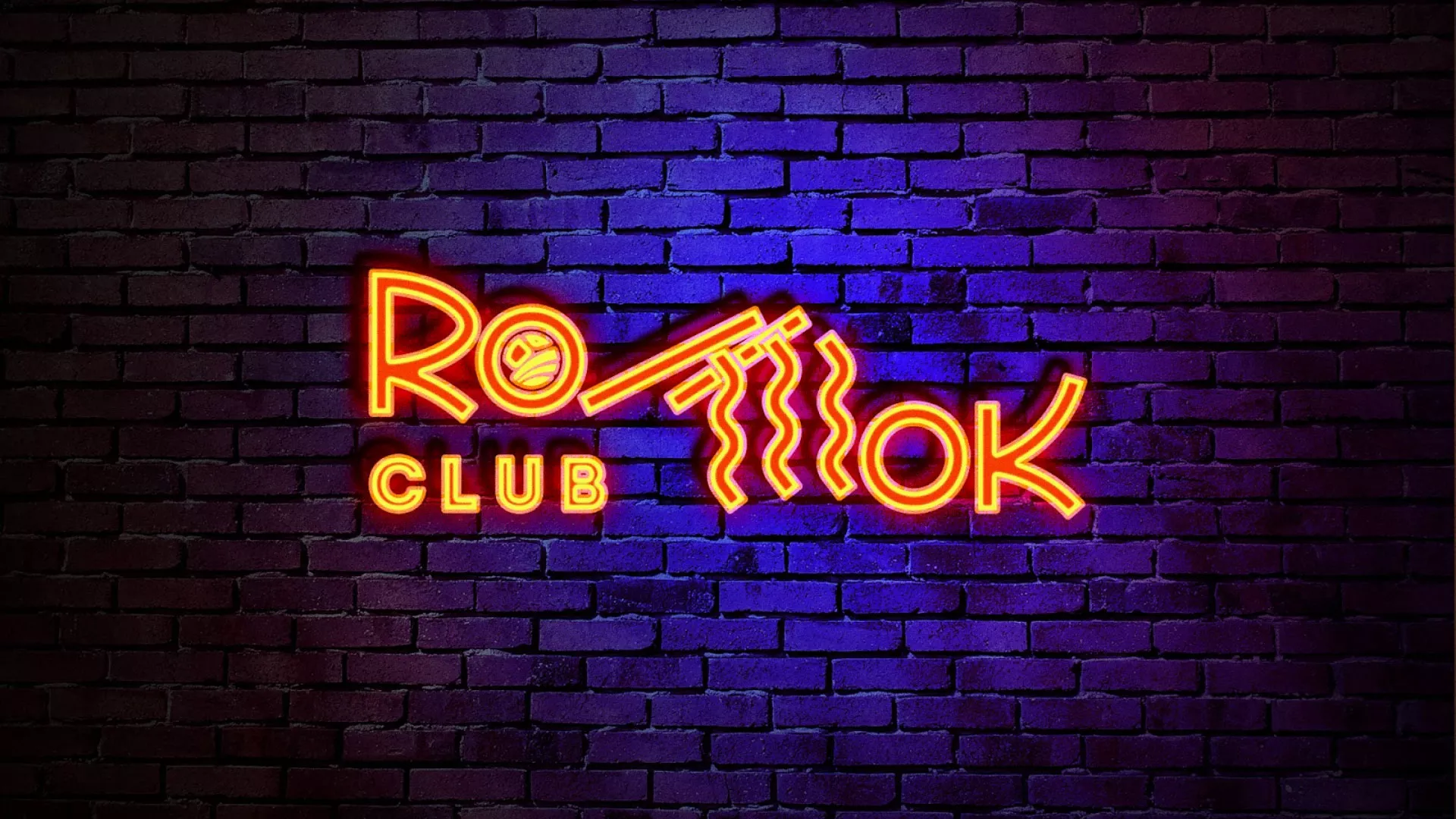 Разработка интерьерной вывески суши-бара «Roll Wok Club» в Поронайске